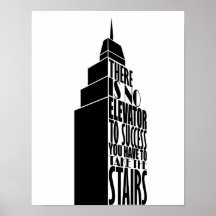 Ontwerp met aanmoedigingscitaat