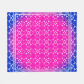 Ontwerp met abstract door de hand getrokken geomet fleece deken (Voorkant (Horizontaal))