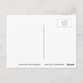 ontwerp met ansichtoog "toetsenbord" briefkaart (Achterkant)