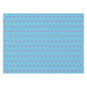 Ontwerp met blauwe kite surfers tafelkleed (Voorkant (Horizontaal))