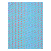 Ontwerp met blauwe kite surfers tafelkleed (Voorkant)