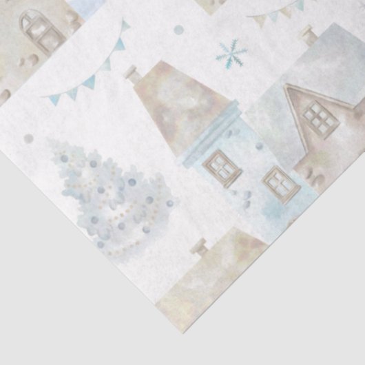 Ontwerp met dunne kerstpatronen 16 tissuepapier (Detail)