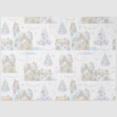 Ontwerp met dunne kerstpatronen 16 tissuepapier (Voorkant)