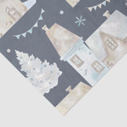 Ontwerp met dunne kerstpatronen 22 tissuepapier (Detail)