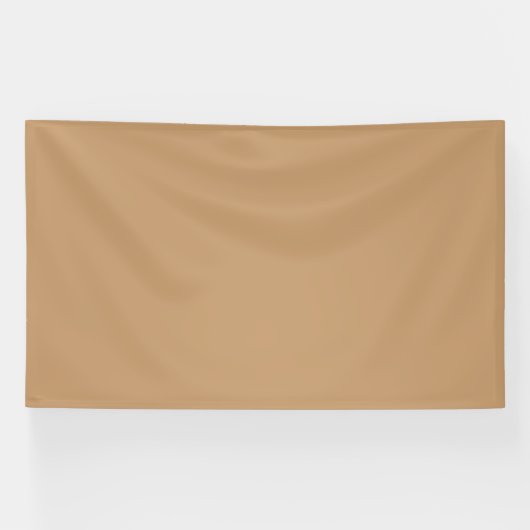 Ontwerp met een bruine achtergrond en witte rand spandoek (Horizontaal)
