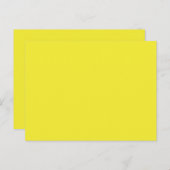 Ontwerp met een gele achtergrond en zwarte rand briefkaart (Voorkant / Achterkant)