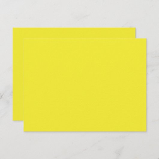 Ontwerp met een gele achtergrond en zwarte rand briefkaart (Voorkant / Achterkant)