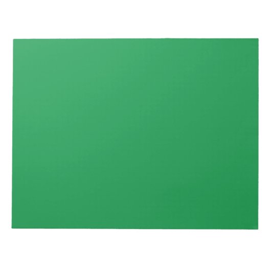 Ontwerp met een groene achtergrond en witte rand notitieblok (Voorkant)