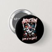 Ontwerp met een Koe karakter Ronde Button 5,7 Cm (Voorkant /achterkant)