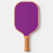 Ontwerp met een verbluffende Paarse achtergrond en Pickleball Paddle (Voorkant)