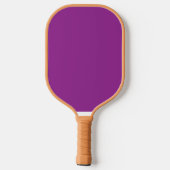Ontwerp met een verbluffende Paarse achtergrond en Pickleball Paddle (Achterkant)