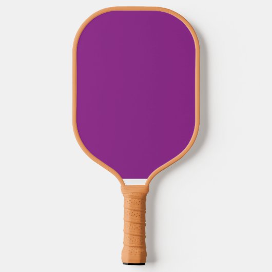 Ontwerp met een verbluffende Paarse achtergrond en Pickleball Paddle (Achterkant)