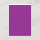 Ontwerp met een verbluffende Paarse achtergrond en Visitekaartje (Voorkant)
