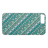 Ontwerp met gelijkvormig groen design aztec-patron Case-Mate iPhone case (Achterkant (Horizontaal))