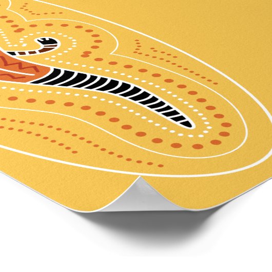 Ontwerp met gevarenaanduiding poster (Hoek)