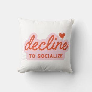Ontwerp met grapje voor introverte quote over niet kussen
