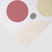 Ontwerp met grote poka-punten pasta tissuepapier (Detail)