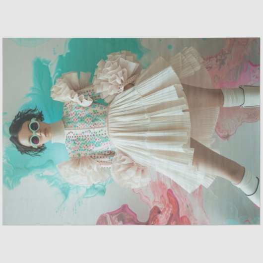 Ontwerp met hoge Mode ontkoppeld Tissuepapier (Voorkant)