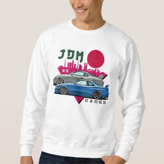 Ontwerp met JDM-stijl Trui (Voorkant)
