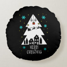 Ontwerp met kerstboomstructuur met een donkere kle