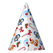 Ontwerp met kerstillustratie voor Waterverf van de Feesthoedjes (Achterkant)