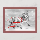 Ontwerp met kerstsnufjes feestdagenkaart (Voorkant)