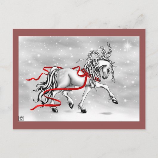 Ontwerp met kerstsnufjes feestdagenkaart (Voorkant)