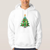 Ontwerp met kersttouwtjes hoodie (Voorkant)