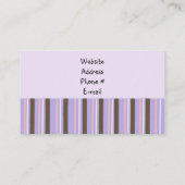 Ontwerp met klasband visitekaartje (Achterkant)