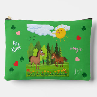 Ontwerp met kleine paardjes voor kinderen etui