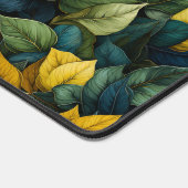 Ontwerp met kunsty bladeren bureaumat (Hoek)