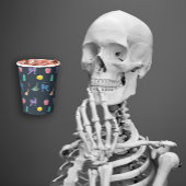 Ontwerp met leuke Halloween karakters Papieren Bekers