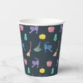 Ontwerp met leuke Halloween karakters Papieren Bekers (Voorkant)