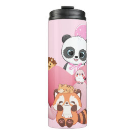 Ontwerp met Mooie Dieren Thermosbeker
