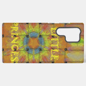 Ontwerp met mooie kleuren voor kleine prinses samsung galaxy hoesje (Achterkant horizontaal)