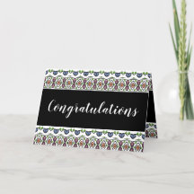 Ontwerp met patroon op zwart