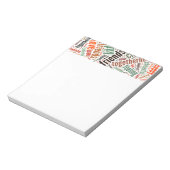 Ontwerp met positieve woorden notitieblok (Linkerzijde)