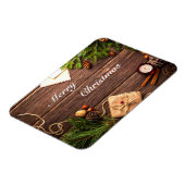 Ontwerp met prettig kerstfeest magneet (Linkerzijde)