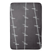 ontwerp met prikkeldraad badmat (Voorkant Verticaal)