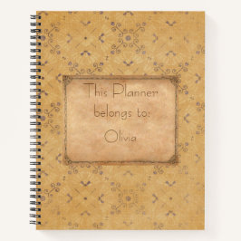 ontwerp met Retropatroon Notitieboek