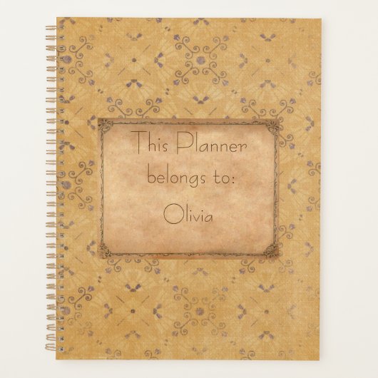  ontwerp met Retropatroon Planner (Voorkant)