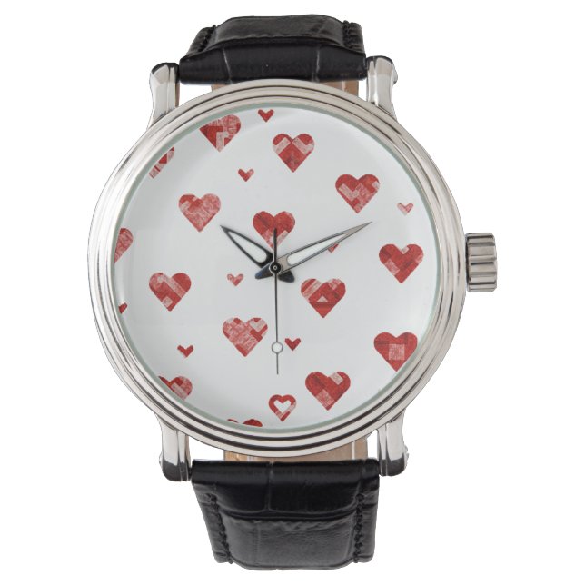 Ontwerp met rode holten horloge (Voorkant)