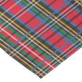 Ontwerp met rood, blauw, groen tartan tafelkleed (Gekanteld)