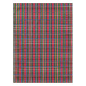 Ontwerp met rood, blauw, groen tartan tafelkleed (Voorkant)