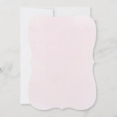 ontwerp met roze strik | doop kaart (Achterkant)