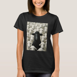 Ontwerp Met Schapen Aan T-shirt