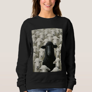 Ontwerp Met Schapen Op Trui