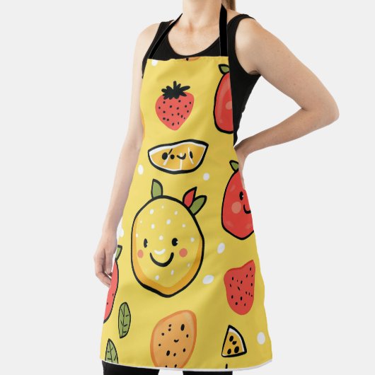 Ontwerp met schattig fruitpatroon thema schort (Insitu)