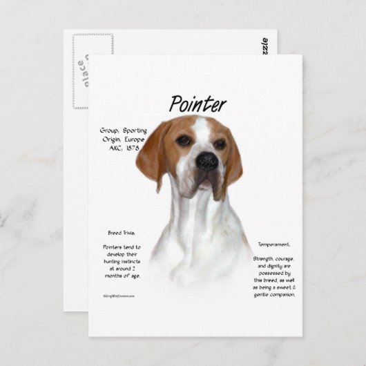 Ontwerp met tekengeschiedenis briefkaart (Voorkant / Achterkant)