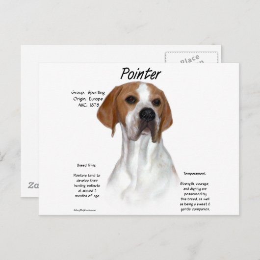 Ontwerp met tekengeschiedenis briefkaart (Voorkant / Achterkant)